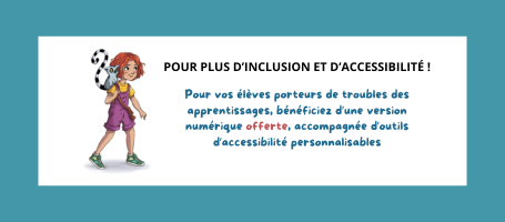 Offre d'une version numérique gratuite pour les élèves à besoins particuliers