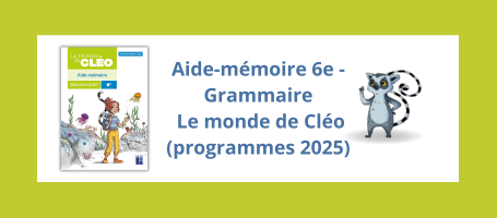 Aide-m&eacute;moire 6e